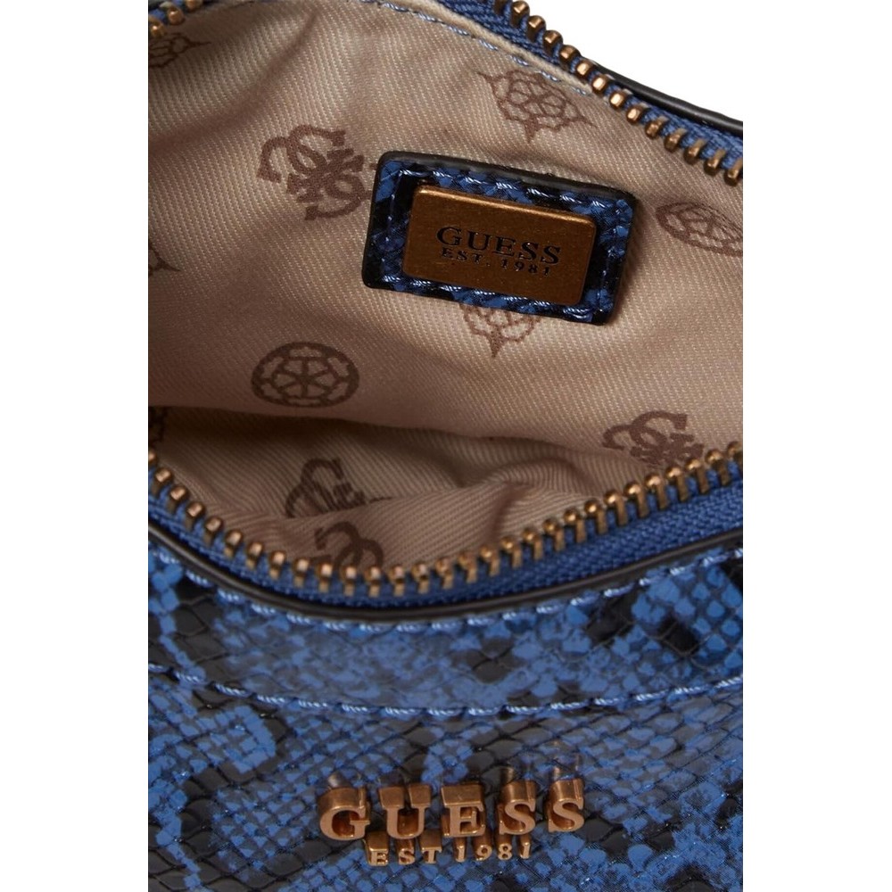 GUESS CLELIA CROSSBODY TOP ΤΣΑΝΤΑ ΓΥΝΑΙΚΕΙΑ BLUE