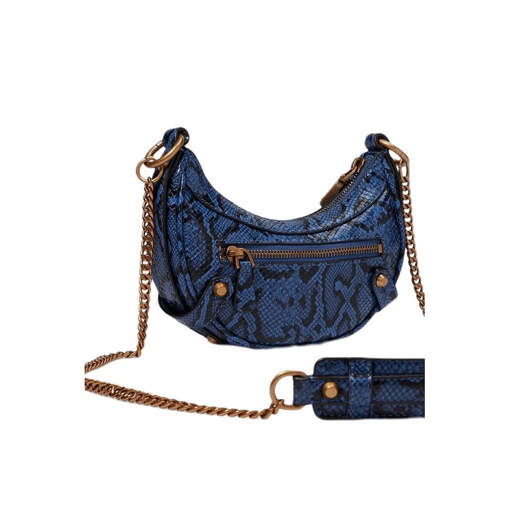 GUESS CLELIA CROSSBODY TOP ΤΣΑΝΤΑ ΓΥΝΑΙΚΕΙΑ BLUE
