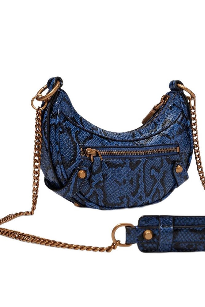 GUESS CLELIA CROSSBODY TOP ΤΣΑΝΤΑ ΓΥΝΑΙΚΕΙΑ BLUE