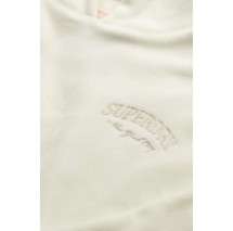 SUPERDRY D2 COUNTRY CLUB VELOUR LOOSE HOOD ΦΟΥΤΕΡ ΜΠΛΟΥΖΑ ΓΥΝΑΙΚΕΙΑ OFF WHITE