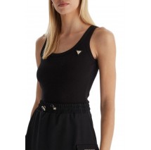 GUESS COLETTE RIB TANK ΤΟΠ ΓΥΝΑΙΚΕΙΟ BLACK
