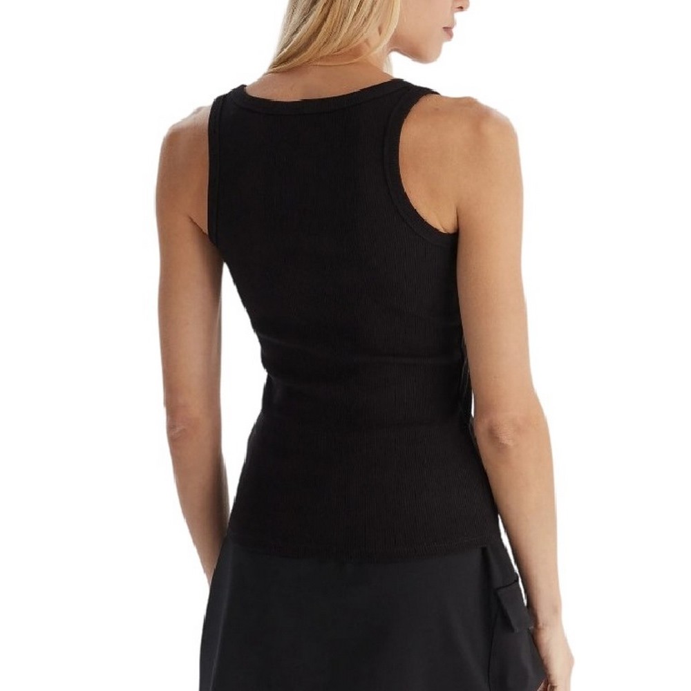 GUESS COLETTE RIB TANK ΤΟΠ ΓΥΝΑΙΚΕΙΟ BLACK