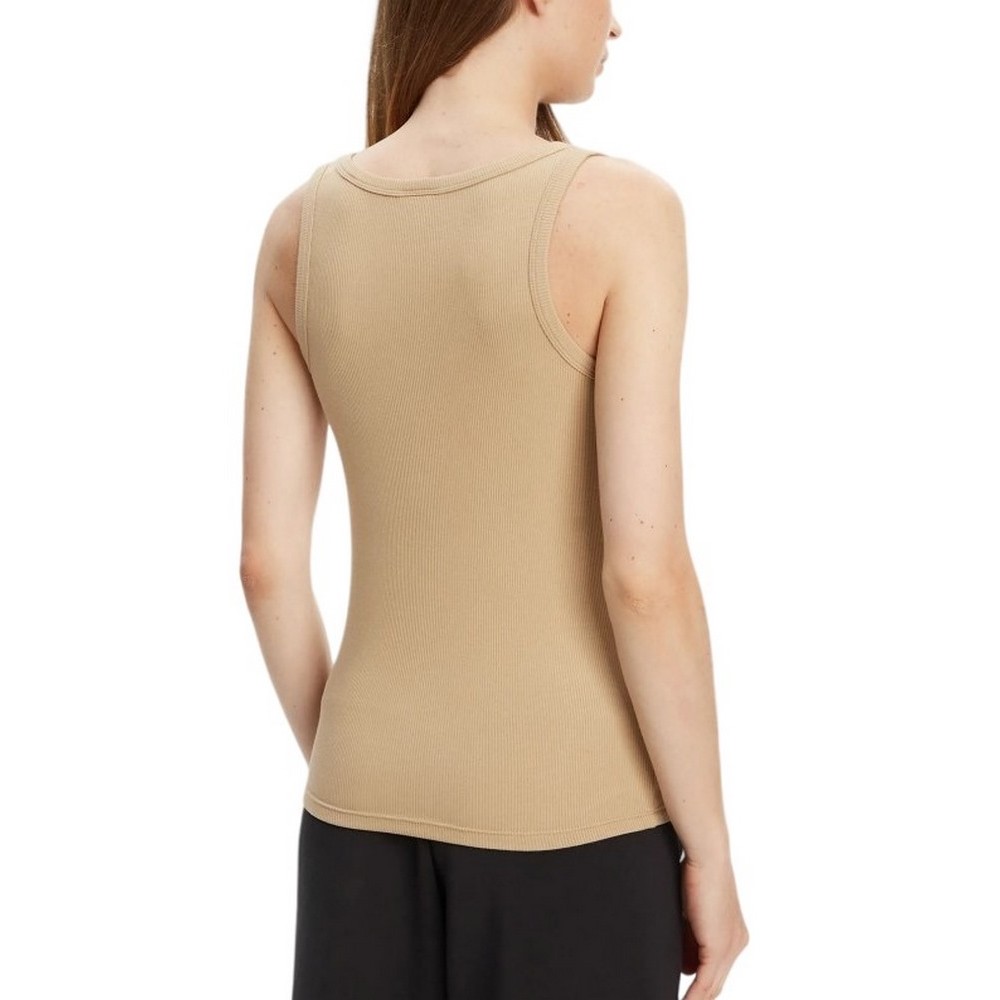 GUESS COLETTE RIB TANK ΤΟΠ ΓΥΝΑΙΚΕΙΟ NUDE