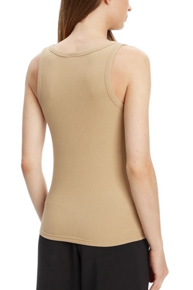 GUESS COLETTE RIB TANK ΤΟΠ ΓΥΝΑΙΚΕΙΟ NUDE