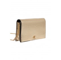 CALVIN KLEIN METALLIC WALLET ON CHAIN ΤΣΑΝΤΑ ΓΥΝΑΙΚΕΙΑ GOLD