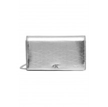 CALVIN KLEIN METALLIC WALLET ON CHAIN ΤΣΑΝΤΑ ΓΥΝΑΙΚΕΙΑ SILVER