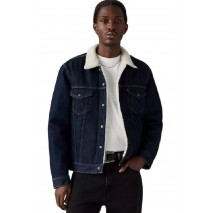 LEVIS TYPE SHERPA TRUCKER-FLAT FINISH JACKET ΜΠΟΥΦΑΝ ΑΝΔΡΙΚΟ DARK INDIGO