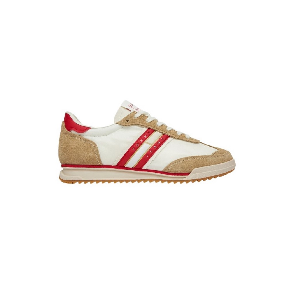 TOMMY JEANS RETRO RUNNER CLEATED ΠΑΠΟΥΤΣΙ ΓΥΝΑΙΚΕΙΟ TAN