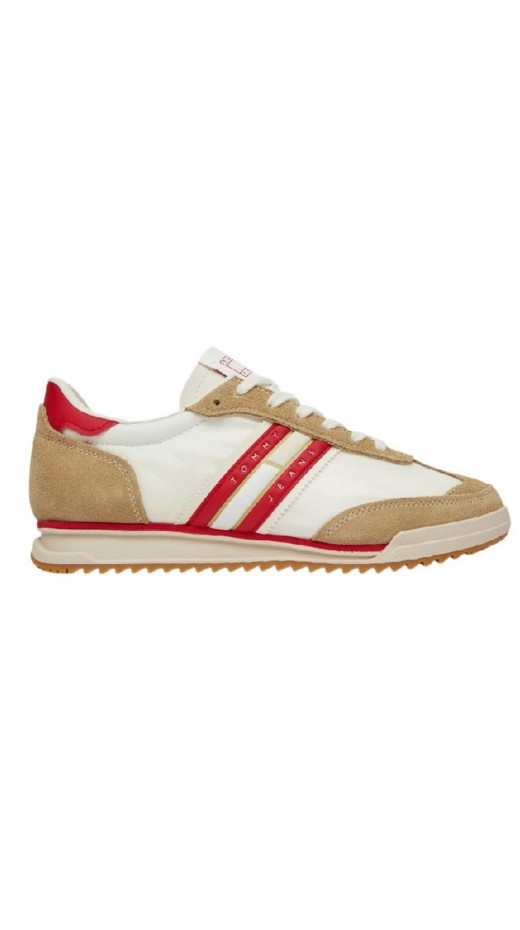 TOMMY JEANS RETRO RUNNER CLEATED ΠΑΠΟΥΤΣΙ ΓΥΝΑΙΚΕΙΟ TAN