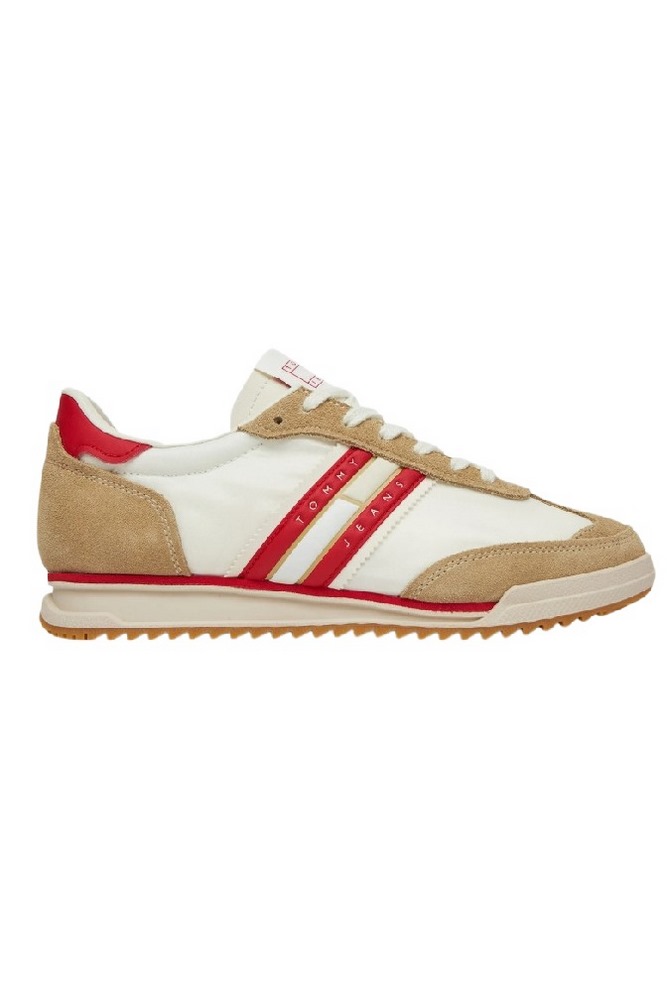 TOMMY JEANS RETRO RUNNER CLEATED ΠΑΠΟΥΤΣΙ ΓΥΝΑΙΚΕΙΟ TAN