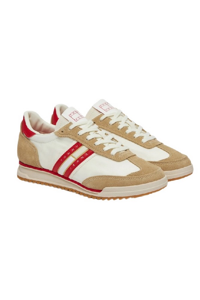 TOMMY JEANS RETRO RUNNER CLEATED ΠΑΠΟΥΤΣΙ ΓΥΝΑΙΚΕΙΟ TAN