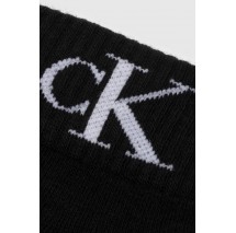 CALVIN KLEIN JEANS  WOMEN QUARTER 2P MONOGRAM ΚΑΛΤΣΕΣ ΓΥΝΑΙΚΕΙΕΣ BLACK
