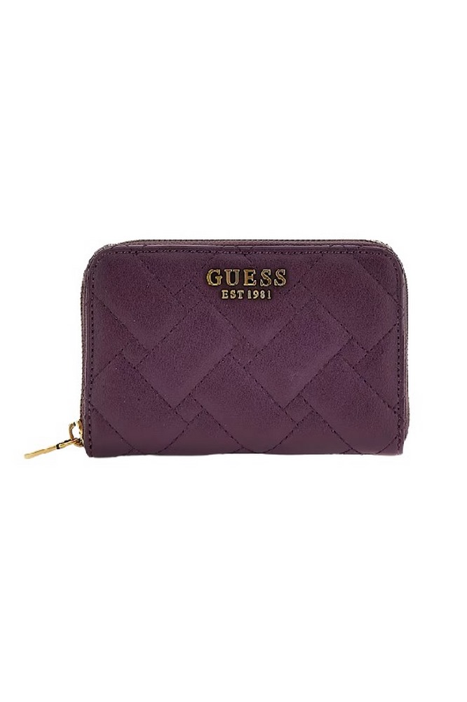 GUESS GRACELYNN SLG MEDIUM ZIP ARND ΠΟΡΤΟΦΟΛΙ ΓΥΝΑΙΚΕΙΟ PLUM