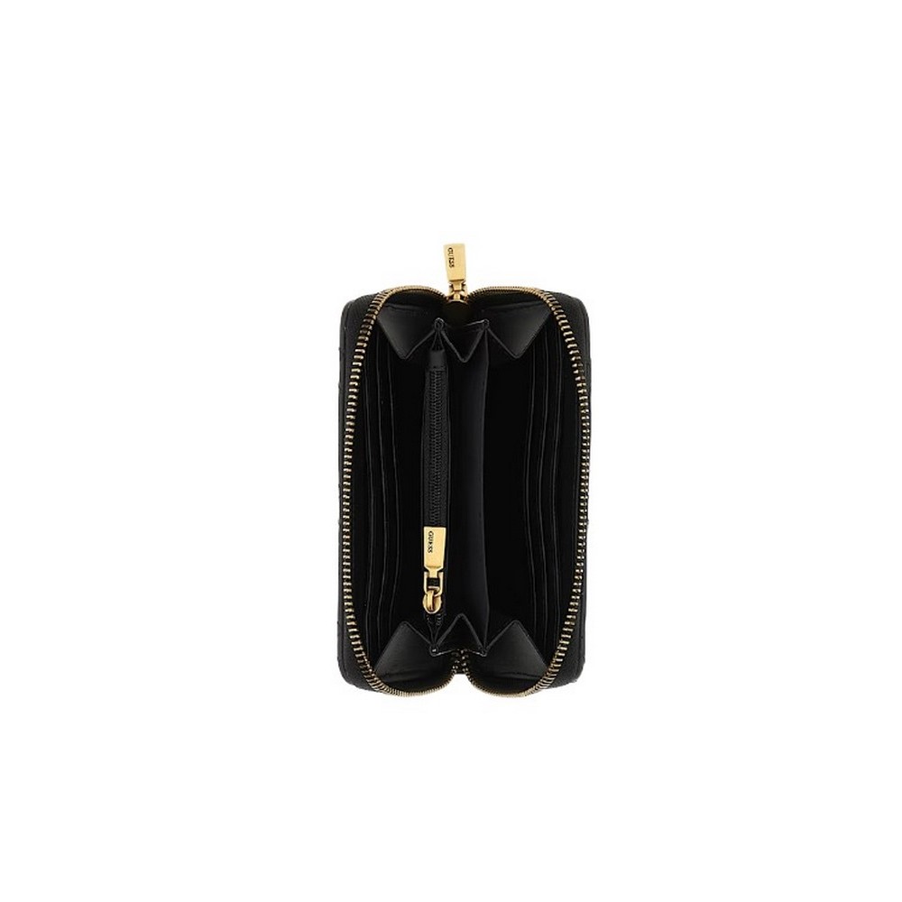 GUESS GRACELYNN SLG MEDIUM ZIP ARND ΠΟΡΤΟΦΟΛΙ ΓΥΝΑΙΚΕΙΟ BLACK