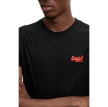 SUPERDRY D2 OVIN VINTAGE LOGO EMB TEE T-SHIRT ΑΝΔΡΙΚΟ BLACK