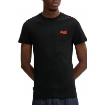 SUPERDRY D2 OVIN VINTAGE LOGO EMB TEE T-SHIRT ΑΝΔΡΙΚΟ BLACK