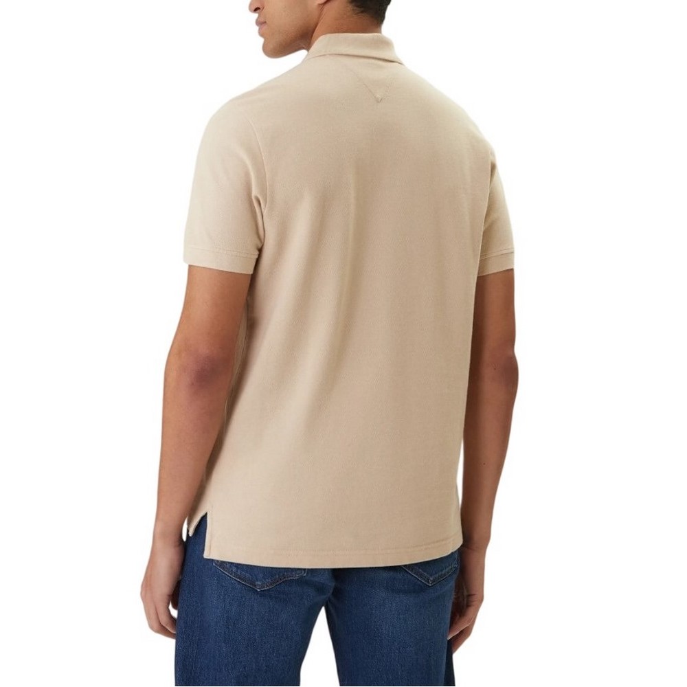 TOMMY JEANS REG ESS POLO EXT T-SHIRT ΜΠΛΟΥΖΑ ΑΝΔΡΙΚΗ SAND