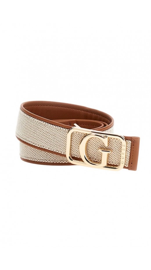 GUESS SEBINA REV & ADJ BELT H30 ΖΩΝΗ ΓΥΝΑΙΚΕΙΑ LATTE