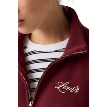 LEVIS GR VINTAGE 80S 1/4 ZIP SWEATSHIRT ΦΟΥΤΕΡ ΜΠΛΟΥΖΑ ΓΥΝΑΙΚΕΙΑ WINE