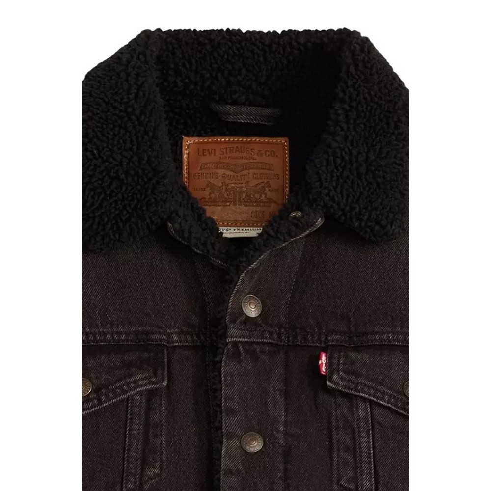 LEVIS® TYPE 3 SHERPA TRUCKER BLACKS JACKET ΜΠΟΥΦΑΝ ΑΝΔΡΙΚΟ BLACK
