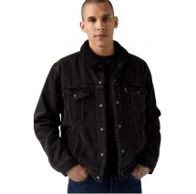 LEVIS® TYPE 3 SHERPA TRUCKER BLACKS JACKET ΜΠΟΥΦΑΝ ΑΝΔΡΙΚΟ BLACK
