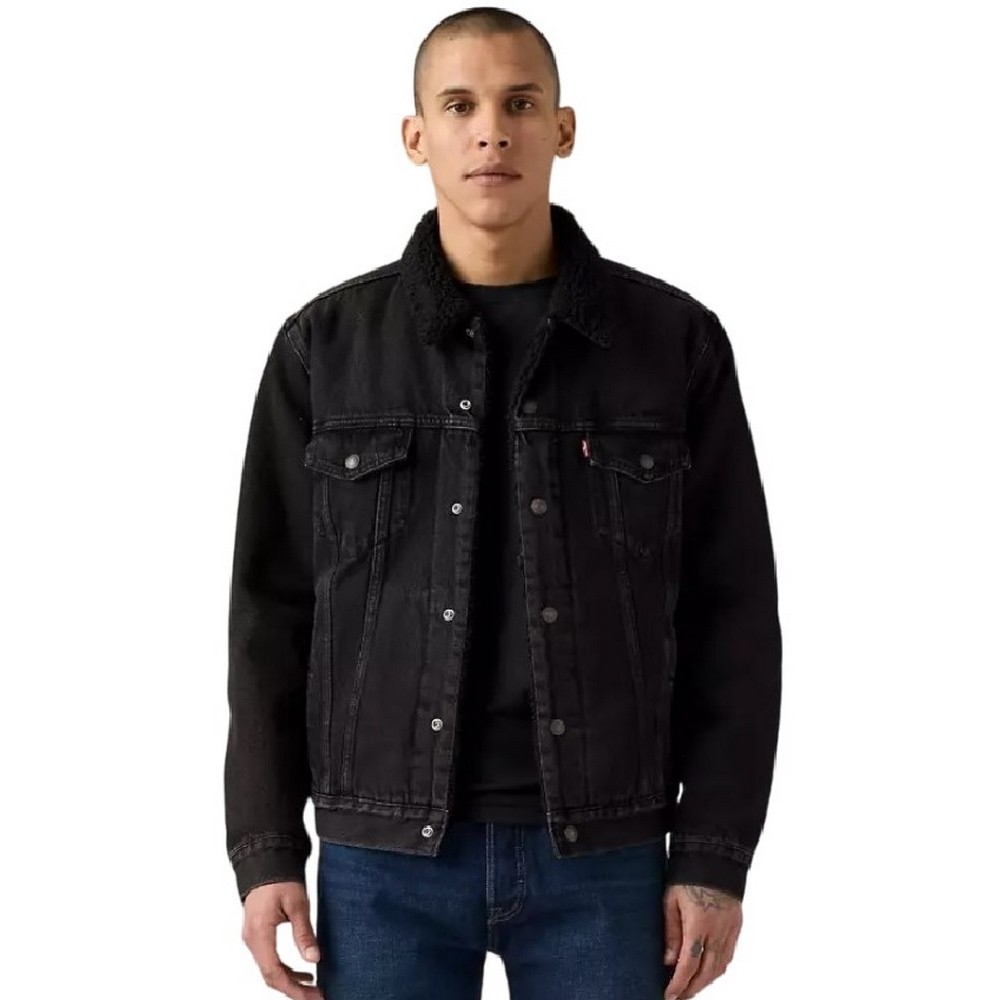 LEVIS® TYPE 3 SHERPA TRUCKER BLACKS JACKET ΜΠΟΥΦΑΝ ΑΝΔΡΙΚΟ BLACK