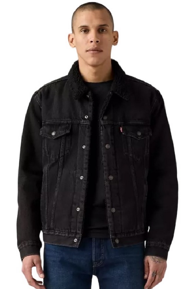 LEVIS® TYPE 3 SHERPA TRUCKER BLACKS JACKET ΜΠΟΥΦΑΝ ΑΝΔΡΙΚΟ BLACK