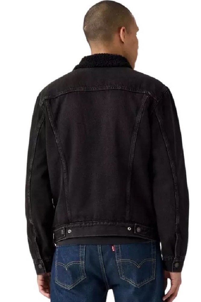 LEVIS® TYPE 3 SHERPA TRUCKER BLACKS JACKET ΜΠΟΥΦΑΝ ΑΝΔΡΙΚΟ BLACK