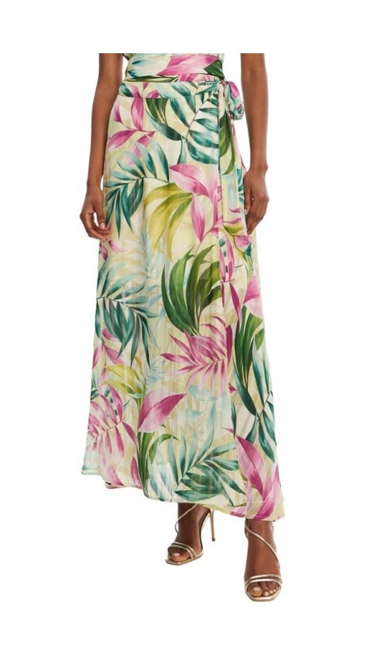 GUESS NEW ROMANA SKIRT ΦΟΥΣΤΑ ΓΥΝΑΙΚΕΙΑ MULTI