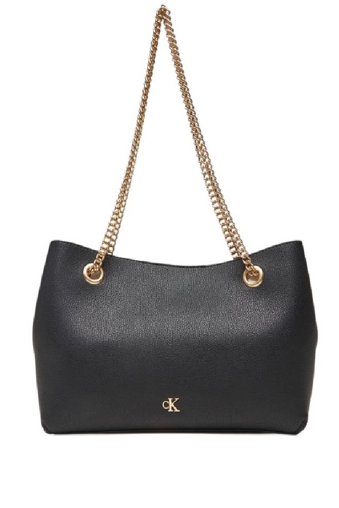 CALVIN KLEIN MNML MNGRM CHN SHLDR ΤΣΑΝΤΑ ΓΥΝΑΙΚΕΙΑ BLACK
