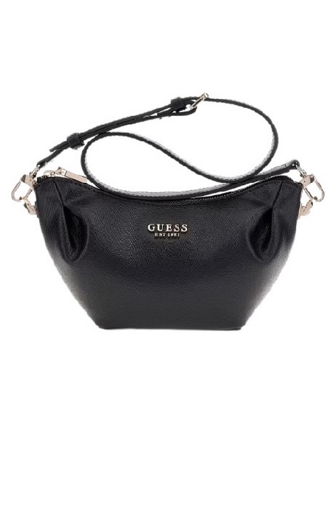 GUESS AMORETTE TOP ZIP SHOULDER BAG ΤΣΑΝΤΑ ΓΥΝΑΙΚΕΙΑ BLACK