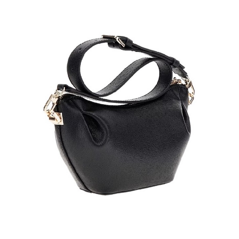 GUESS AMORETTE TOP ZIP SHOULDER BAG ΤΣΑΝΤΑ ΓΥΝΑΙΚΕΙΑ BLACK