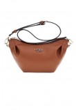 GUESS AMORETTE TOP ZIP SHOULDER BAG ΤΣΑΝΤΑ ΓΥΝΑΙΚΕΙΑ COGNAC
