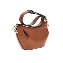 GUESS AMORETTE TOP ZIP SHOULDER BAG ΤΣΑΝΤΑ ΓΥΝΑΙΚΕΙΑ COGNAC