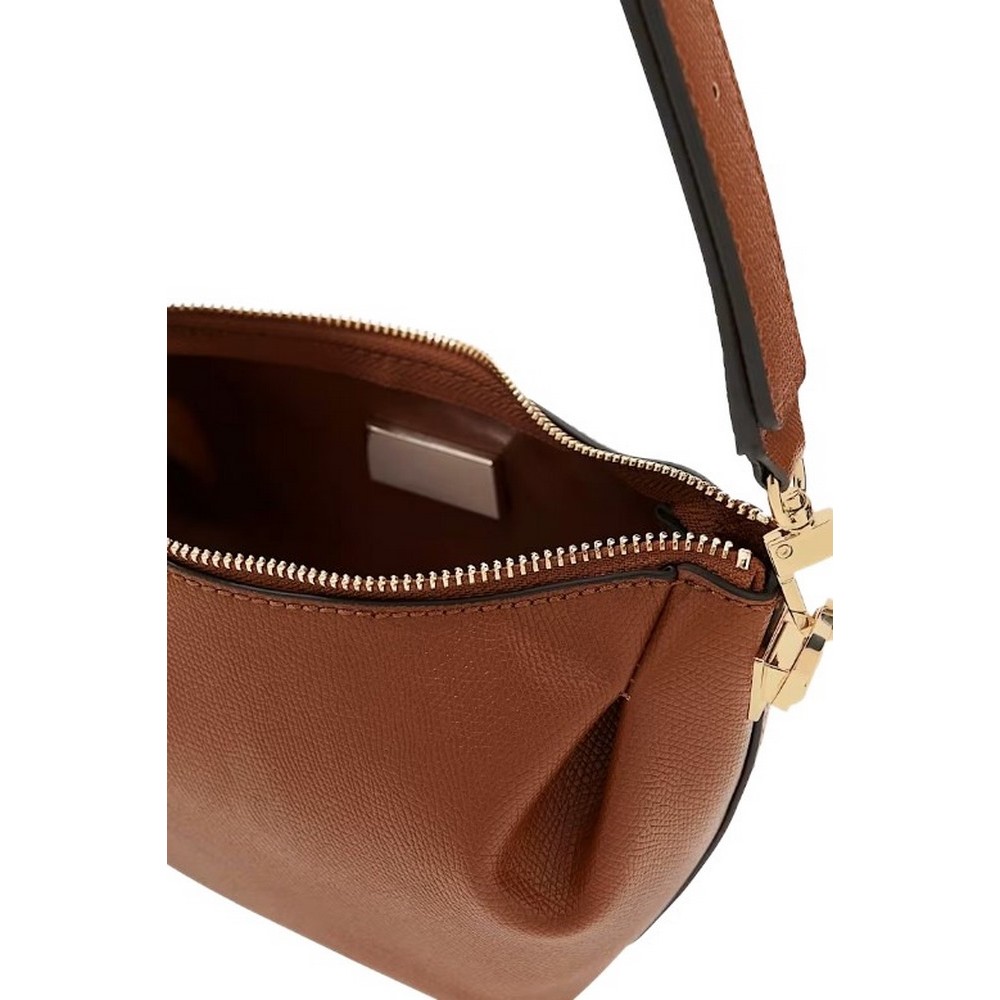 GUESS AMORETTE TOP ZIP SHOULDER BAG ΤΣΑΝΤΑ ΓΥΝΑΙΚΕΙΑ COGNAC
