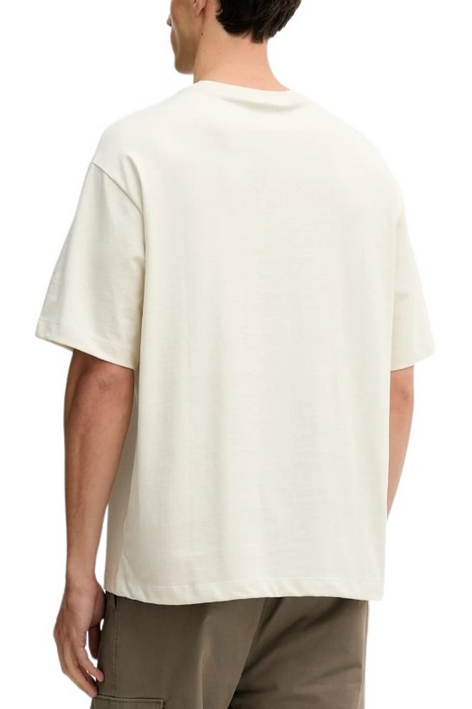 CALVIN KLEIN JEANS 16S TC CALVIN KLEIN BLOCK GRA T-SHIRT ΜΠΛΟΥΖΑ ΑΝΔΡΙΚΗ ECRU