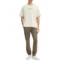 CALVIN KLEIN JEANS 16S TC CALVIN KLEIN BLOCK GRA T-SHIRT ΜΠΛΟΥΖΑ ΑΝΔΡΙΚΗ ECRU