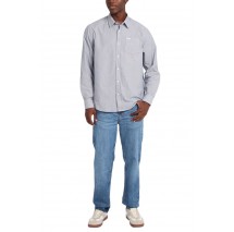 GUESS JEANS LS REG POCKET SHIRT ΠΟΥΚΑΜΙΣΟ ΑΝΔΡΙΚΟ BLUE