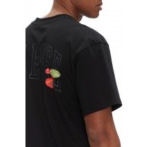 ELLESSE EES SHORTS STICKERO TEE T-SHIRT ΜΠΛΟΥΖΑ ΑΝΔΡΙΚΗ BLACK
