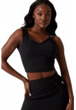 GUESS AIMEE SS JEWEL DRAP TOP ΤΟΠ ΓΥΝΑΙΚΕΙΟ BLACK