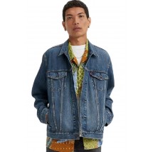 LEVIS THE TRUCKER JACKET 723340574 ΜΠΟΥΦΑΝ JEAN ΑΝΔΡΙΚΟ BLUΕ DENIM