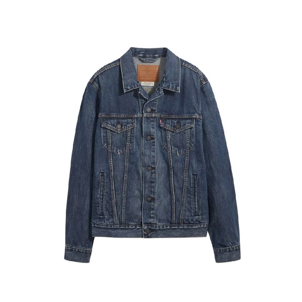 LEVIS THE TRUCKER JACKET 723340574 ΜΠΟΥΦΑΝ JEAN ΑΝΔΡΙΚΟ BLUΕ DENIM