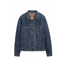 LEVIS THE TRUCKER JACKET 723340574 ΜΠΟΥΦΑΝ JEAN ΑΝΔΡΙΚΟ BLUΕ DENIM