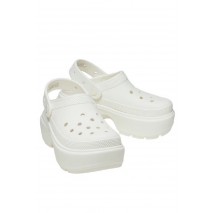 CROCS STOMP CLOG 209347 ΠΕΔΙΛΟ ΓΥΝΑΙΚΕΙΟ OFF WHITE