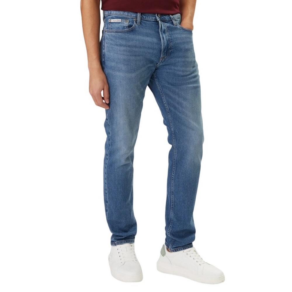 CALVIN KLEIN JEANS CLASSIC TAPER BLUE JEAN ΤΖΙΝ ΠΑΝΤΕΛΟΝΙ ΑΝΔΡΙΚΟ BLUΕ DENIM