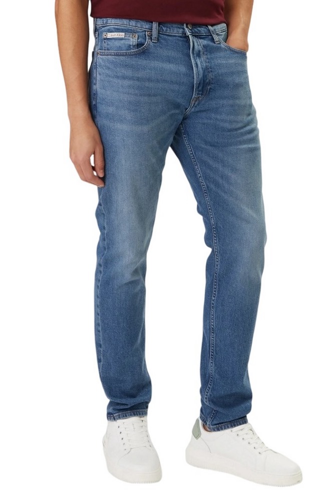 CALVIN KLEIN JEANS CLASSIC TAPER BLUE JEAN ΤΖΙΝ ΠΑΝΤΕΛΟΝΙ ΑΝΔΡΙΚΟ BLUΕ DENIM