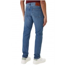 CALVIN KLEIN JEANS CLASSIC TAPER BLUE JEAN ΤΖΙΝ ΠΑΝΤΕΛΟΝΙ ΑΝΔΡΙΚΟ BLUΕ DENIM