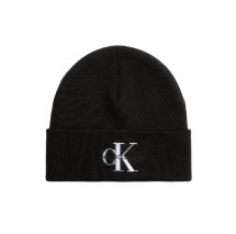CALVIN KLEIN JEANS MONOLOGO EMBRO BEANIE ΣΚΟΥΦΟΣ ΓΥΝΑΙΚΕΙΟΣ BLACK