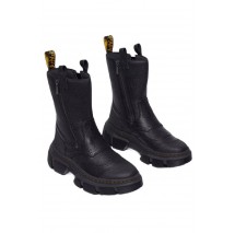 DR.MARTENS DMXL RIGGER LUNAR RUBBER GRAIN LEATHER 41192001 ΜΠΟΤΑΚΙ ΜΕΣΑΙΟ ΓΥΝΑΙΚΕΙΟ BLACK