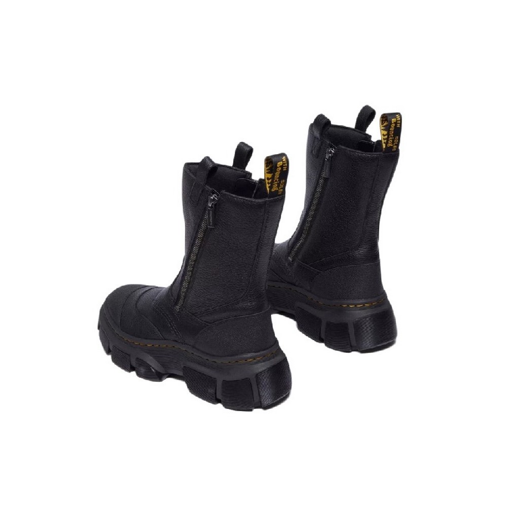 DR.MARTENS DMXL RIGGER LUNAR RUBBER GRAIN LEATHER 41192001 ΜΠΟΤΑΚΙ ΜΕΣΑΙΟ ΓΥΝΑΙΚΕΙΟ BLACK